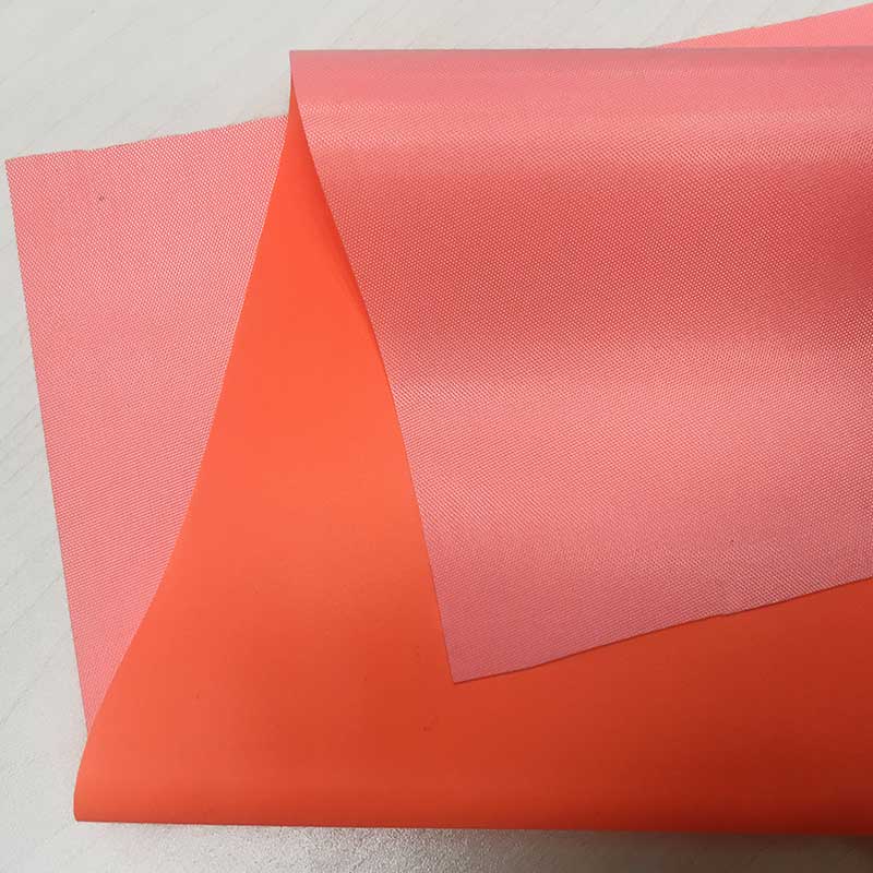 柔软涤丝纺橘色必一（中国）布