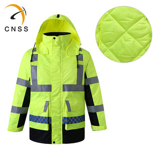 cnss必一（中国）棉衣 交通冬季安全加厚棉服两件套